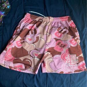 Pink hearts Eric Emanuel shorts